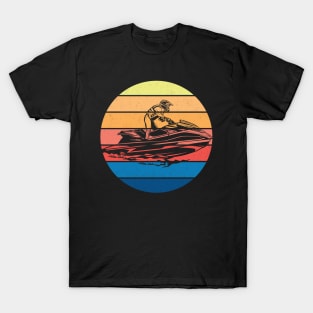 Vintage Jet Ski Jet Boat Gift T-Shirt